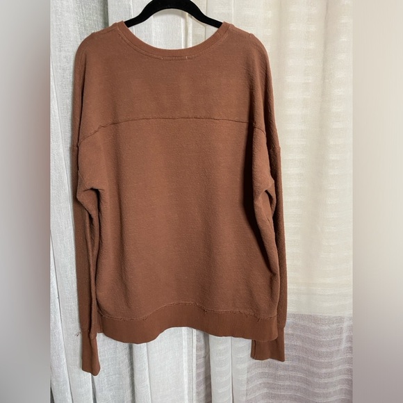 KOLLAR The Textured Pullover Burgundy Size Large - Picture 5 of 11